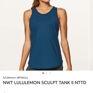 Lululemon Athletica Deep Blue Tank Top